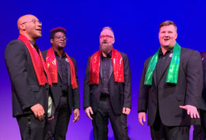 The Gay Men's Chorus of Washington performs 'The Holiday Show' through December 15 at The Lincoln Theatre. Photo courtesy of the Gay Men's Chorus of Washington.