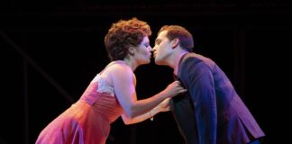 Ashley Bruce and Jon Hacker in 'Jersey Boys.' Photo by Joan Marcus.