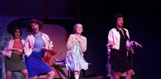 'Grease' plays through March 15 at Riverside Center for the Performing Arts. Photo courtesy of Riverside Center for the Performing Arts.