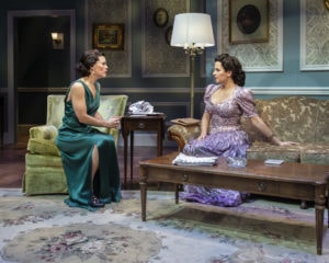 Erin Weaver and Kimberly Gilbert in 'Sheltered' at Theater J. Photo by Teresa Castracane.