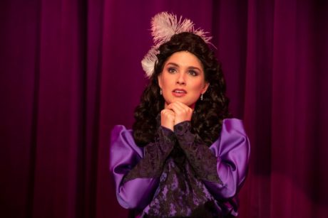 Alexandra Chace as Phoebe D'Ysquith in 'A Gentleman's Guide to Love and Murder' at The Little Theatre of Alexandria. Photo by Matt Liptak.