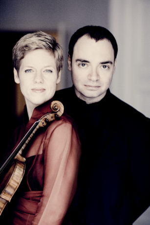Violinist Isabelle Faust and pianist Alexander Melnikov. Photo by Marco Borggreve.
