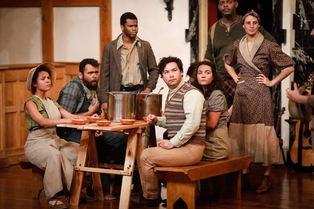 The Ensemble of 'Grapes of Wrath.' Photo by Lindsey Walters.