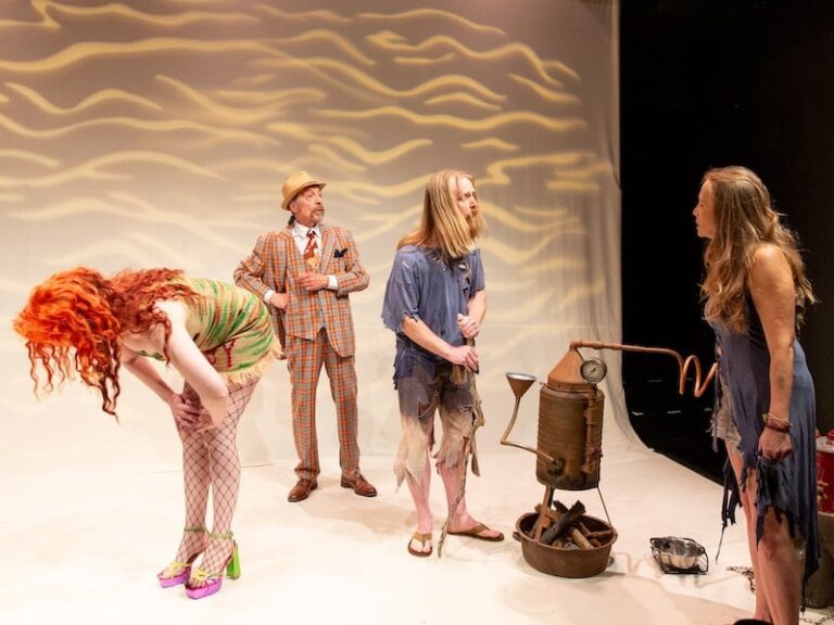 In ‘The Last Drop’ at Scena, castaways from a catastrophe have tragicomic spats In ‘The Last Drop’ at Scena, castaways from a catastrophe have tragicomic spats