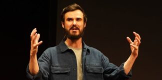 Deep dive into the mind and work of a brilliant bipolar artist in ‘300 Paintings’ Off-Broadway at Vineyard Theatre