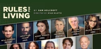 Round House Theatre announces cast for U.S. premiere of ‘Rules for Living’